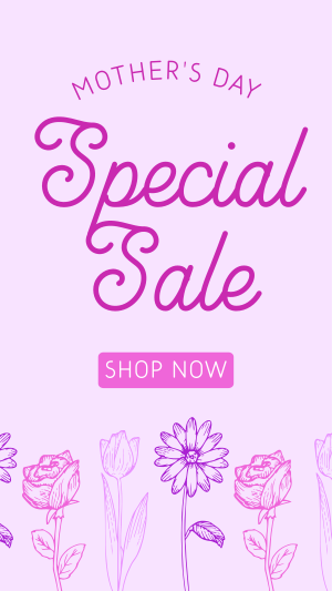 Sale for Moms! Facebook story Image Preview