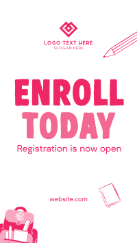 Enrollment Is Now Ongoing Instagram story Image Preview