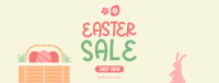 Easter Basket Sale Facebook Cover Design