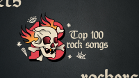 Rock And Roll Skull YouTube Banner Image Preview