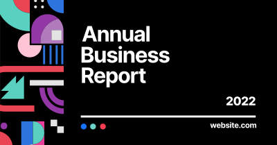 Annual Business Report Bauhaus Facebook ad Image Preview