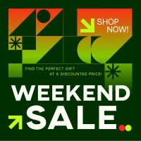 Geometric Weekend Sale Instagram post Image Preview