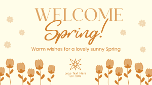Welcome Spring Greeting YouTube Video Image Preview