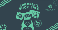 Kids Book Sale Facebook Ad Design