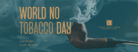 Minimalist No Tobacco Day Facebook cover Image Preview