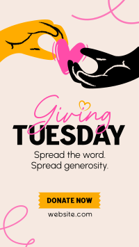 Give back this Giving Tuesday TikTok Video Image Preview