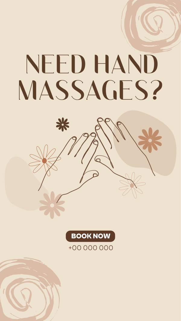 Solace Massage Facebook Story Design