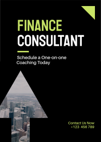Finance Consultant Flyer Design