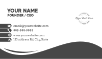 Ocean Wave Business Card Design