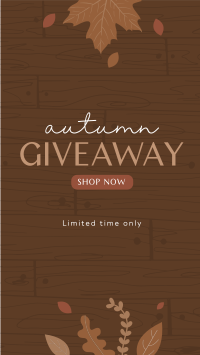 Autumn  Giveaway Promo Instagram Reel Image Preview