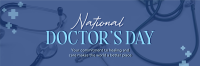 National Doctor's Day Twitter Header Image Preview