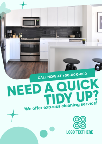 Quick Cleaning Service Flyer Image Preview