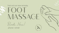 Foot Massage Facebook Event Cover Design