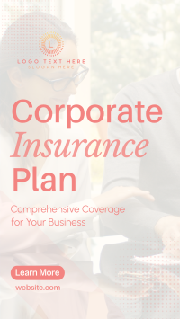 Corporate Insurance Plan TikTok video Image Preview