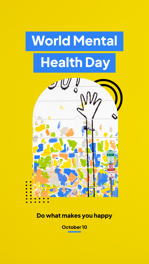 World Mental Health Day Instagram Story Design Image Preview
