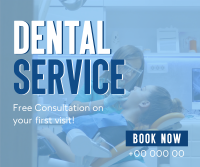 Dental Orthodontics Service Facebook Post Design