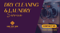 Quality Dry Cleaning Laundry Facebook Event Cover Design