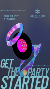 Party DJ Booking TikTok Video Design