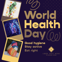 Retro World Health Day Instagram post Image Preview
