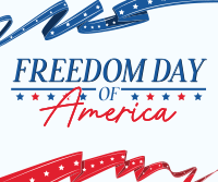 Freedom Day of America Facebook Post Design