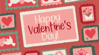 Rustic Retro Valentines Greeting Facebook event cover Image Preview