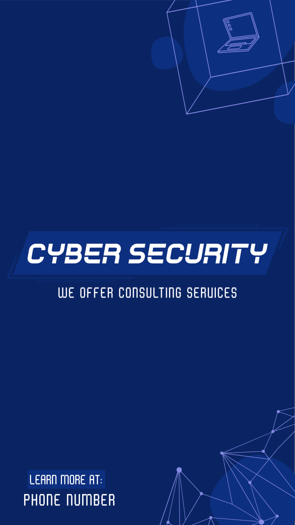 Cyber Security Consultation Instagram Story Design Image Preview