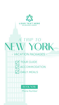 NY Travel Package Instagram story Image Preview