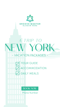 NY Travel Package Instagram story Image Preview