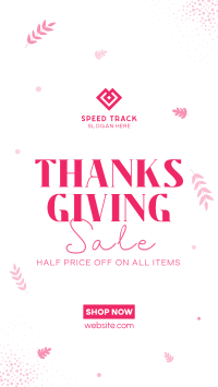 Thanksgiving Sale Facebook story Image Preview