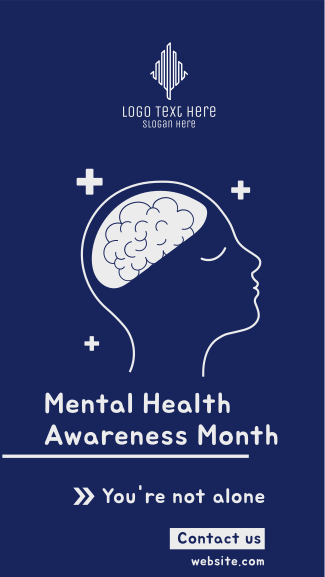 Mental Health Awareness Facebook story