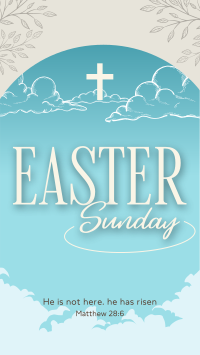 Floral Easter Sunday Instagram Story Design