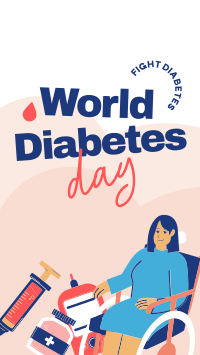 Global Diabetes Fight Instagram Reel Image Preview