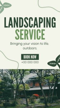 Organic Landscaping Service YouTube short Image Preview