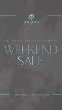 Minimalist Weekend Sale TikTok Video Image Preview