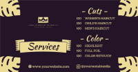 Salon Price List Facebook Ad Design