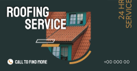 Roofing Service Facebook Ad Design