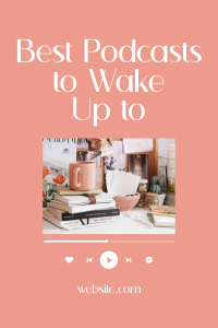 Morning Podcast Pinterest Pin Design