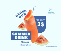 Summer Drink Flavor  Facebook post Image Preview