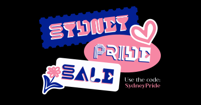 Sydney Pride Stickers Facebook ad Image Preview