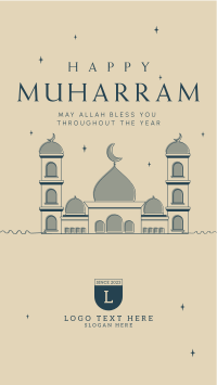 Welcoming Muharram Facebook Story Design