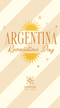 Argentina Revolution Day Instagram Reel Image Preview