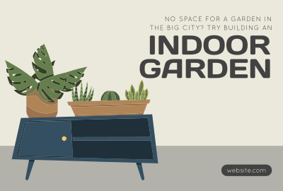 Indoor Garden Pinterest board cover Image Preview