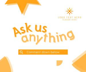 What Would You Like to Ask? Facebook post Image Preview