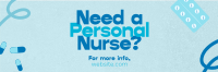 Caring Professional Nurse Twitter header (cover) Image Preview