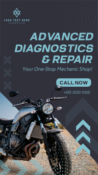 Motorcycle Advance Diagnostic and Repair TikTok video Image Preview