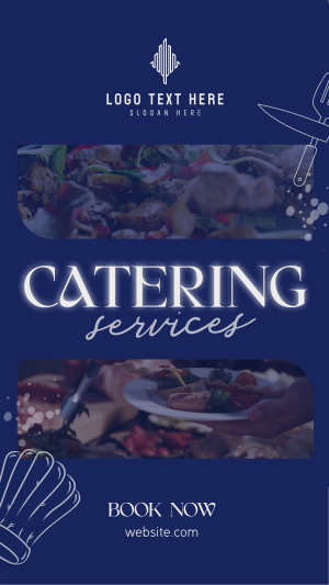 Savory Catering Services Instagram story Image Preview