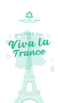 Viva la France! YouTube Short Design