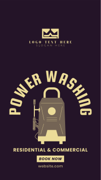 Professional Power Washing Instagram story Image Preview