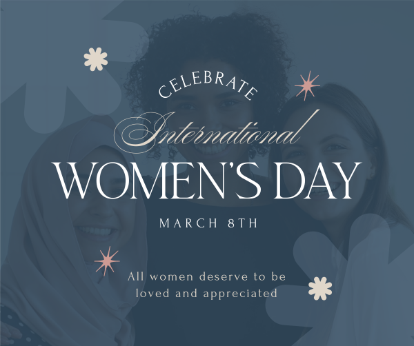 Women's Day Celebration Facebook Post Design