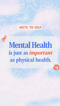 Mental Health Quote YouTube Short Design